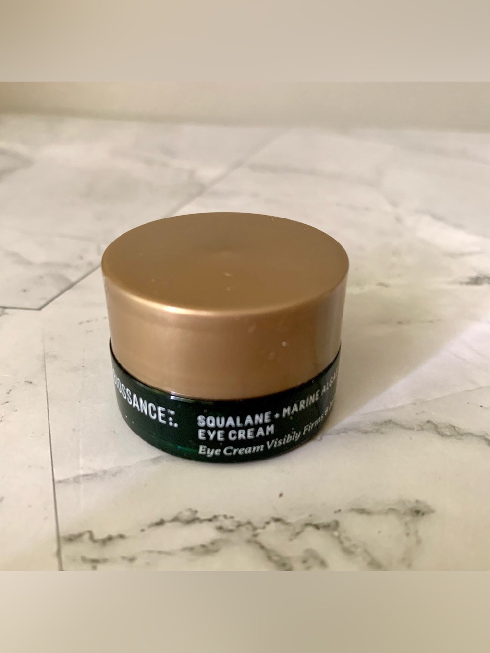 Biossance Squalane + Marine Algae Eye Cream Travel Size 3 mL / 0.1 oz